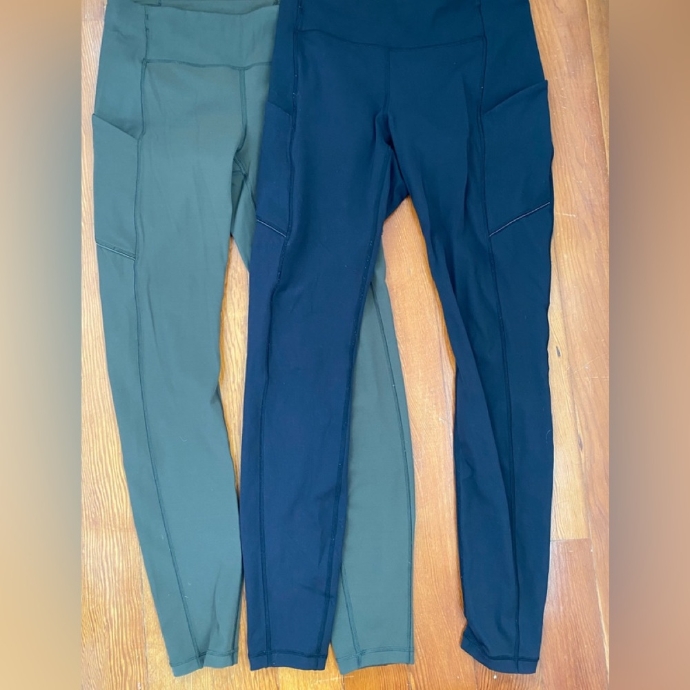 2 pairs size 6 Lululemon pace rival leggings
